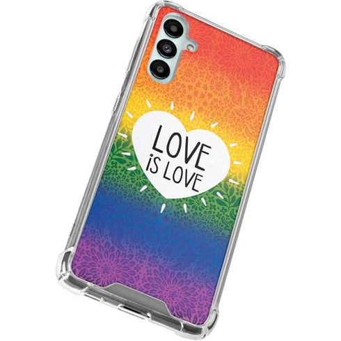 Love Is Love Rainbow Galaxy A14 5G Clear Case