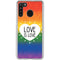 Love Is Love Rainbow Galaxy A21 Clear Case
