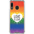 Love Is Love Rainbow Galaxy A30 Clear Case