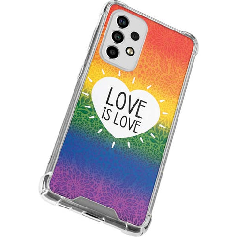 Love Is Love Rainbow Galaxy A53 5G Clear Case