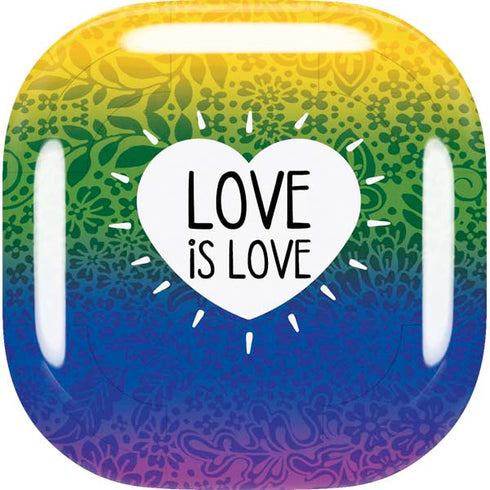 Love Is Love Rainbow Galaxy Buds Live Skin