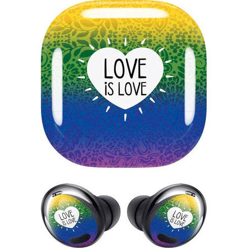 Love Is Love Rainbow Galaxy Buds Pro Skin