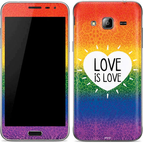 Love Is Love Rainbow Galaxy J3 Skin