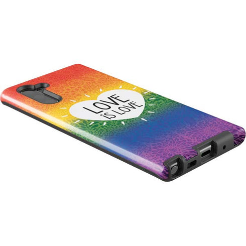 Love Is Love Rainbow Galaxy Note 10 Pro Case