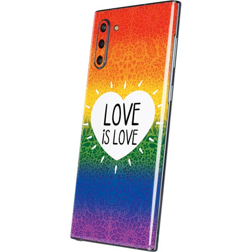 Love Is Love Rainbow Galaxy Note 10 Skin