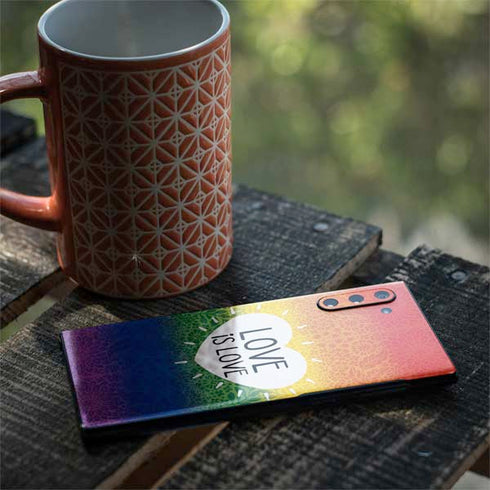 Love Is Love Rainbow Galaxy Note 10 Skin
