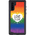 Love Is Love Rainbow Galaxy Note 10 Waterproof Case