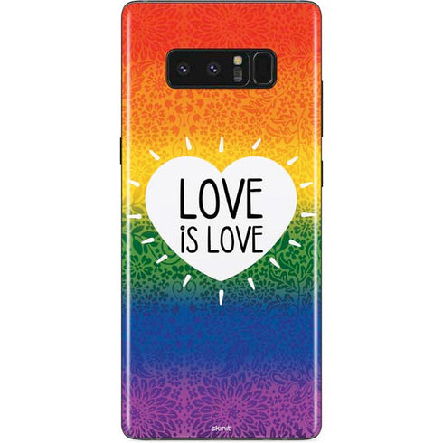 Love Is Love Rainbow Galaxy Note 8 Skin