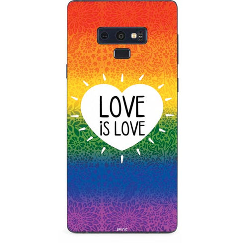 Love Is Love Rainbow Galaxy Note 9 Skin