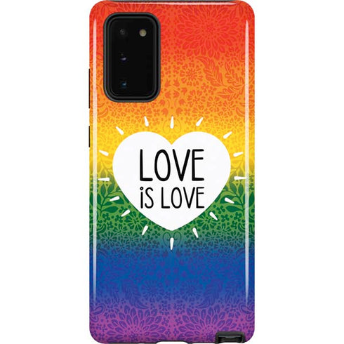 Love Is Love Rainbow Galaxy Note20 5G Pro Case