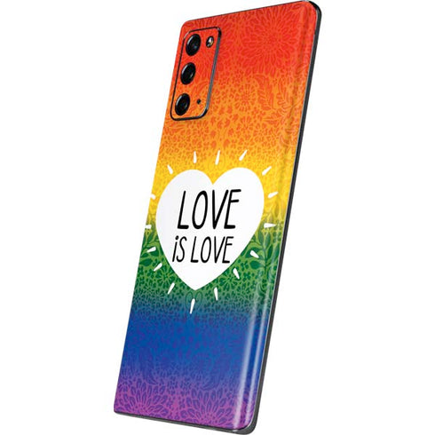 Love Is Love Rainbow Galaxy Note20 5G Skin