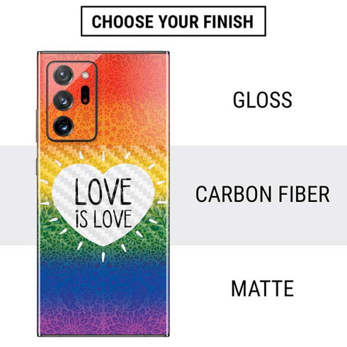 Love Is Love Rainbow Galaxy Note20 Ultra 5G Skin