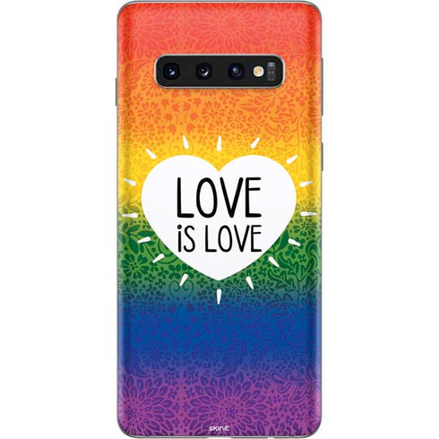 Love Is Love Rainbow Galaxy S10 Skin
