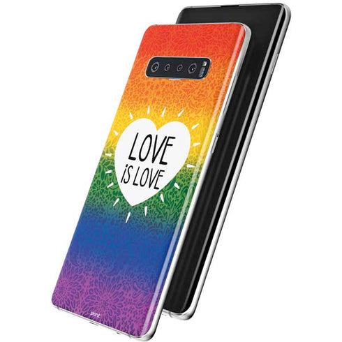 Love Is Love Rainbow Galaxy S10 Skin