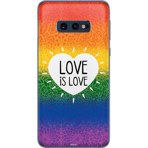 Love Is Love Rainbow Galaxy S10e Skin