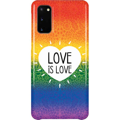 Love Is Love Rainbow Galaxy S20 Lite Case