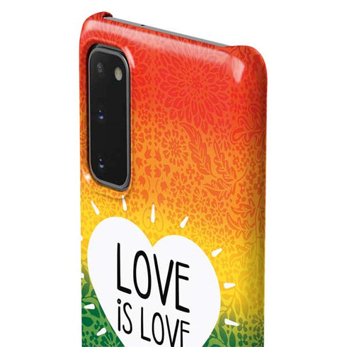 Love Is Love Rainbow Galaxy S20 Lite Case