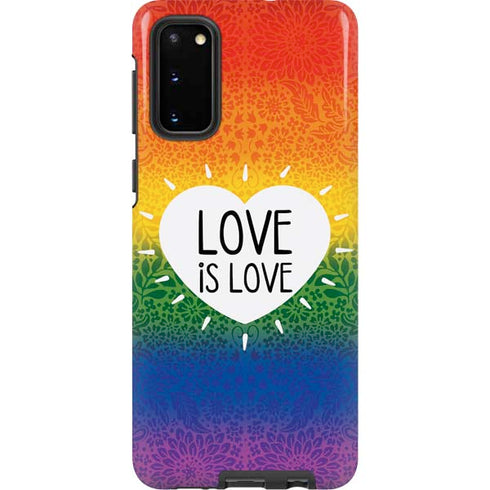 Love Is Love Rainbow Galaxy S20 Pro Case