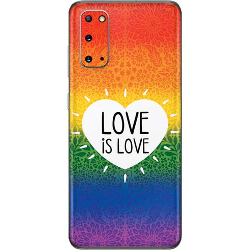 Love Is Love Rainbow Galaxy S20 Skin
