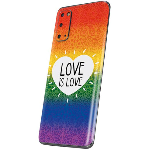 Love Is Love Rainbow Galaxy S20 Skin
