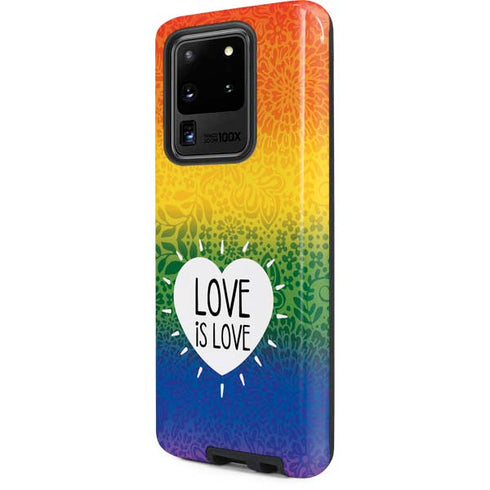 Love Is Love Rainbow Galaxy S20 Ultra 5G Pro Case