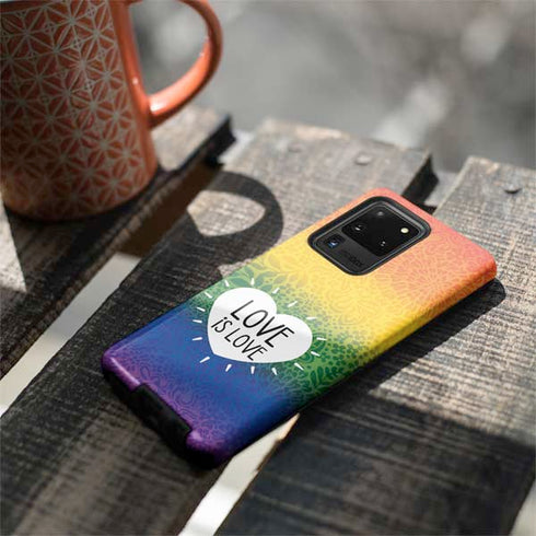 Love Is Love Rainbow Galaxy S20 Ultra 5G Pro Case