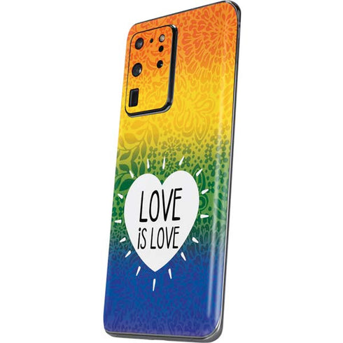 Love Is Love Rainbow Galaxy S20 Ultra 5G Skin