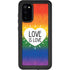 Love Is Love Rainbow Galaxy S20 Waterproof Case