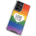 Love Is Love Rainbow Galaxy S21 Ultra 5G Clear Case