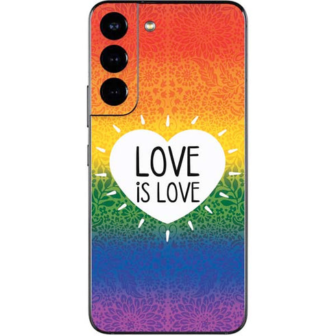 Love Is Love Rainbow Galaxy S22 Skin