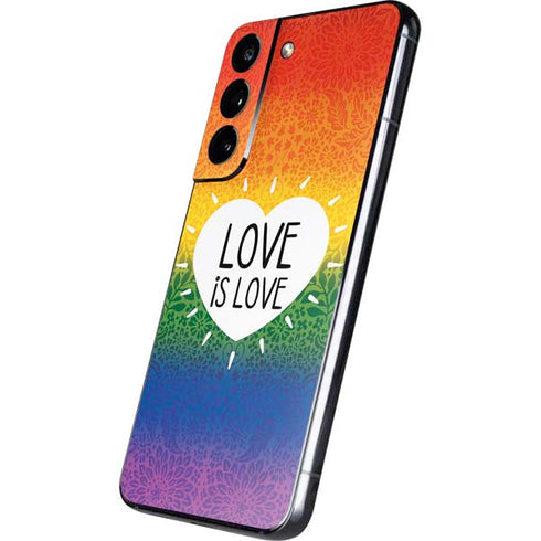 Love Is Love Rainbow Galaxy S22 Skin