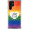 Love Is Love Rainbow Galaxy S22 Ultra Clear Case