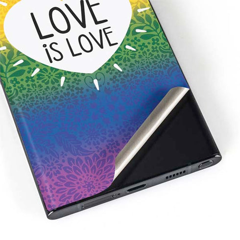 Love Is Love Rainbow Galaxy S22 Ultra Skin