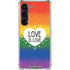 Love Is Love Rainbow Galaxy S23 Clear Case