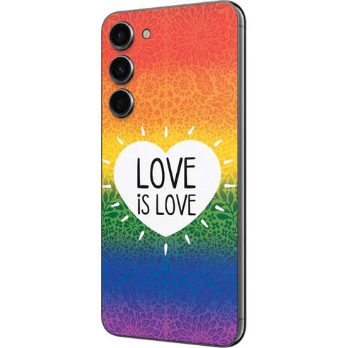 Love Is Love Rainbow Galaxy S23 Plus Skin