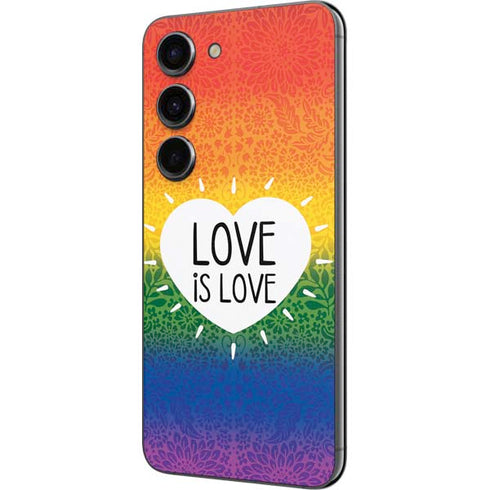 Love Is Love Rainbow Galaxy S23 Skin