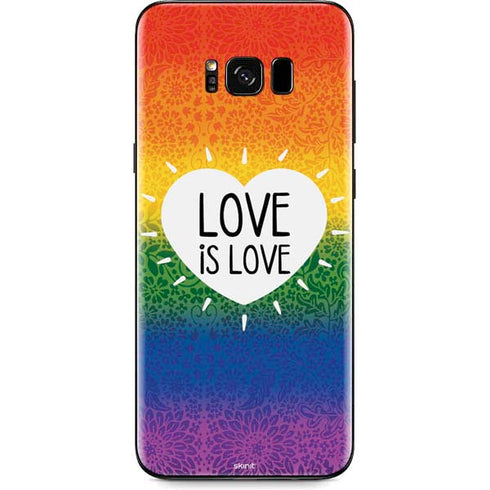 Love Is Love Rainbow Galaxy S8 Plus Skin