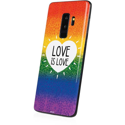 Love Is Love Rainbow Galaxy S9 Plus Skin