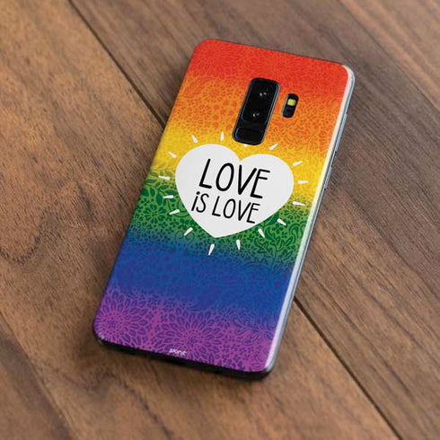 Love Is Love Rainbow Galaxy S9 Plus Skin