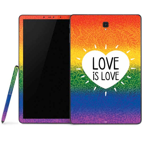 Love Is Love Rainbow Samsung Galaxy Tab Skin