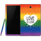 Love Is Love Rainbow Samsung Galaxy Tab Skin