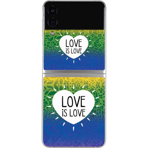 Love Is Love Rainbow Galaxy Z Flip3 5G Skin