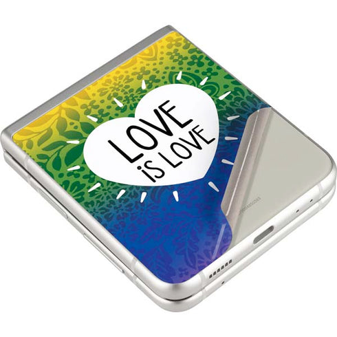Love Is Love Rainbow Galaxy Z Flip3 5G Skin