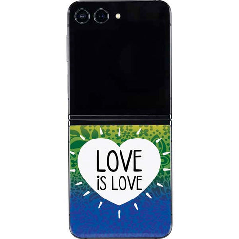 Love Is Love Rainbow Galaxy Z Flip5 5G Skin