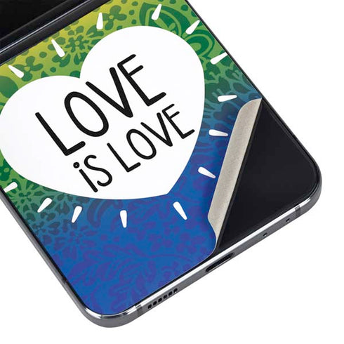 Love Is Love Rainbow Galaxy Z Flip5 5G Skin