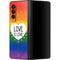 Love Is Love Rainbow Galaxy Z Fold3 5G Skin