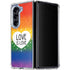Love Is Love Rainbow Galaxy Z Fold5 5G Clear Case