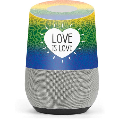 Love Is Love Rainbow Google Home Skin
