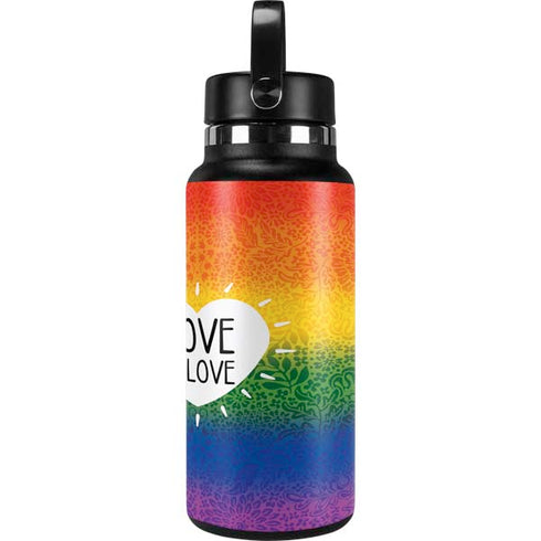 Love Is Love Rainbow Hydro Flask 32oz Wide Mouth Skin