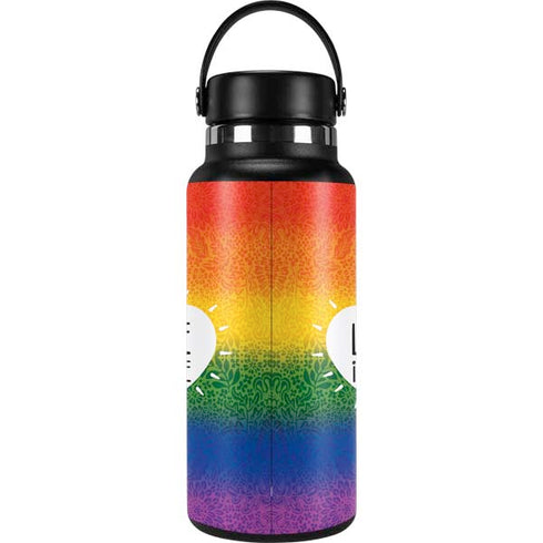 Love Is Love Rainbow Hydro Flask 32oz Wide Mouth Skin